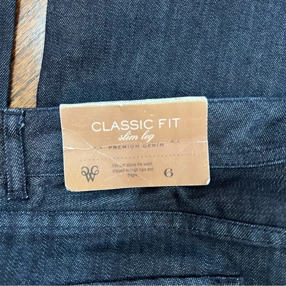 Coldwater Creek Classic Fit Slim Leg Denim Size: 6 - Picture 8 of 8